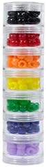 GMS Small 7 Day Stack-able Pill Organizer Case for Medication, Vitamins, and Supplements with 7 Lids - one for Each Portable and Removable Container (Clear)
