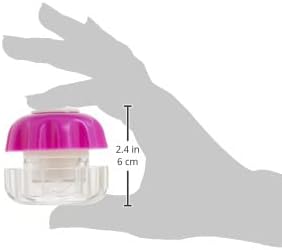 EZY DOSE Crush Pill, Vitamins, Tablets, Crusher and Grinder with Storage Compartment, Kids, Pets, Elderly, Effortlessly Crushes Medications into Fine Powder, Easy-to-Use, Color May Vary, BPA Free