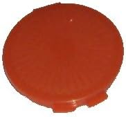 Tupperware Mini Clamshell Pill Keeper Round Pocket Container, Orange