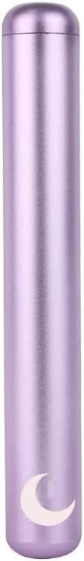 Brando Moon Small Metal Pill Container Tube – Durable Compact Pocket Pill Case 4.5” – Water-Resistant, Travel-Ready Design for Medications, Vitamins & Small Items – Lightweight Easy to Carry