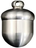 Pure Titanium Acorn Portable Storage Box, Waterproof Sealed Container Box, Travel Pill Organizer, Pocket Daily Pill Case EDC Container for Outdoor Camping Working (TI L)