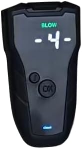 Rechargeable Breathalyzer with Auto Flow detect & auto Cleaning Feature, 200 Memories and Big View Area Display Visible at Night