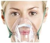 3 x Oxygen Masks Medium Concentration Adult with 7' Tube Tubing