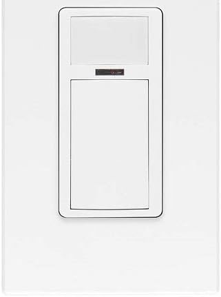 Leviton Smart Sensor, PIR 15A Switching, 120VAC, App Configurable with the Smart Sensor App, Wallbox, White