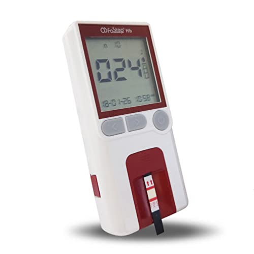 Hemoglobin Meter Hemoglobin Test Meter Hemoglobin Analyzer Test Kit + 25 Strips +25Lancets Easy To Use At Home