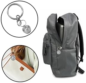 Small Pill Box, Stainless Steel Shape Mini Portable Organizer Case Metal Container Medicine Bottle Ring Holder Keychain Sealed Jar Pendant for Purse Outdoor Camping Travel