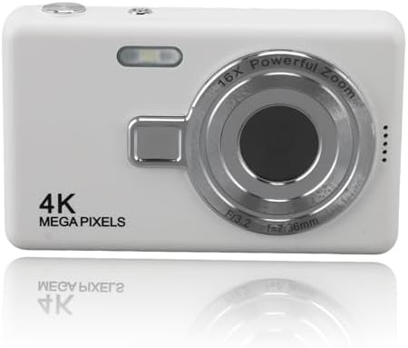 Digital Camera for Photograhpy, 1080P, Support 64GB Expandable, Compact Point and Shoot Camera 16X Zoom Anti Shake Portable Small Cameras for Teens Boys