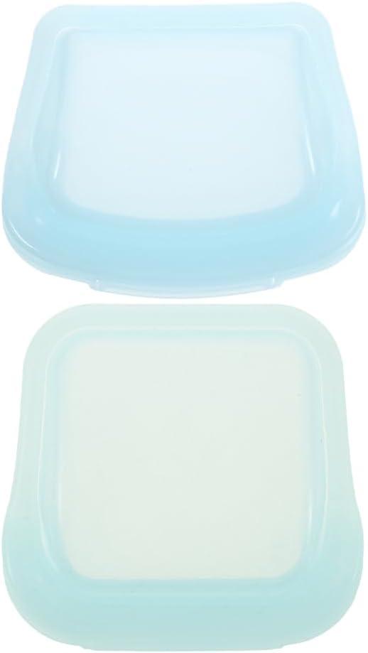 Unomor 2Pcs Reusable Silicone Pill Bags for Travel Transparent Pill Organizer with Open Design Resealable Storage Pouches for Medication