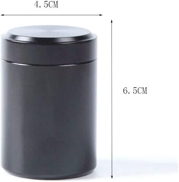 70ML Airtight Aluminum Stash Jar Herb Storage Container Tobacco Stash Box Pill Box,Red