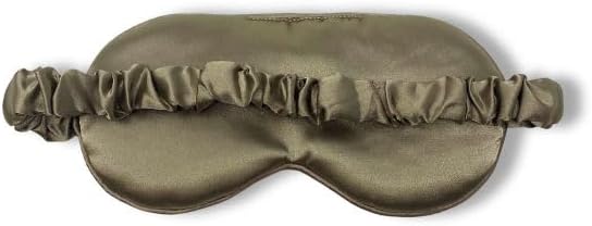 Funky Junque Adjustable Satin Bride Eye Mask, Luxury Soft Silk Mrs Sleep Mask for Women, Ideal Bridal Sleep Mask for Travel, Home - Champagne