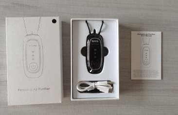 Wearable Air Purifier Necklace with Two Gears of Negative Ions - Air Purifier for All Ages!