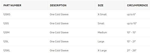 Fast Freeze Naturally Cool Cold Therapy: Compression Sleeve, X-Large