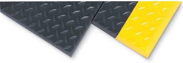 Notrax 417 Bubble Sof-Tred™ with Dyna-Shield® 3' x 12' x 1/2" Anti Fatigue Mat, Slip Resistant Bubble Textured Surface, Ideal for Industrial and Commercial Workplaces, Black, 417S0312BL