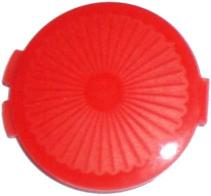 Tupperware Mini Clamshell Pill Keeper Round Pocket Container, Red
