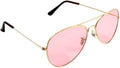 Aviator Style Color Therapy Glasses – Gold Metal Frame, UV400 Protection, Metal Hinges, Silicone Nose Pads – 10 Colors