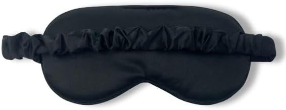 Funky Junque Bride Sleep Mask Adjustable Satin Eye Mask for Bride Tribe and Bridal Party Squad Design (Black)