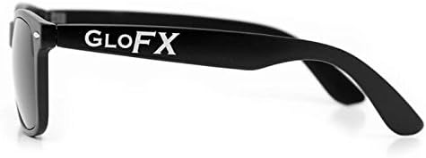 GloFX Ultimate Diffraction Glasses – Matte Black Tinted