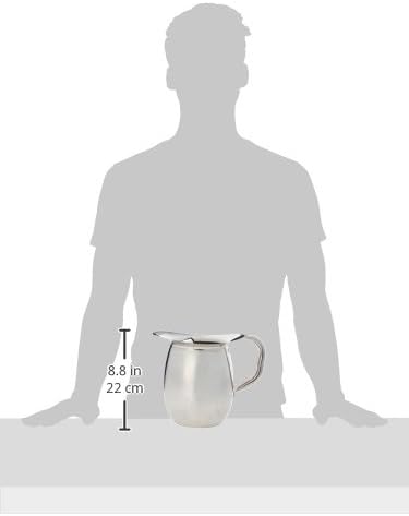 Winco WPB-2 Deluxe Bell Pitcher, 2-Quart, Stainless Steel, Medium