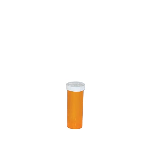 Ezy Dose Pill, Medicine, Vitamin Container & Vial | 6 Dram Storage | Child-Resistant Cap | Case of 620