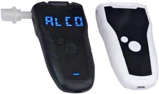 Rechargeable Breathalyzer with Auto Flow detect & auto Cleaning Feature, 200 Memories and Big View Area Display Visible at Night