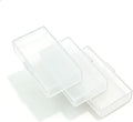3pcs Transparent Slim Pill Cases, Small Compact Pill Organizer for Purse & Pocket, Very Thin and Lightweight Pill Box