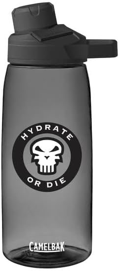 CamelBak Chute Mag BPA Free Water Bottle with Tritan Renew - Magnetic Cap Stows While Drinking, 32oz, Charcol HOD