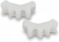 Children's Toe Separators for Functional Fitness Athletes - Toe Straighteners for Foot Pain Relief and Plantar Fasciitis - Fix Feet - Fix Toes - Fix Bunions - Toe Spacers for Crossfit White