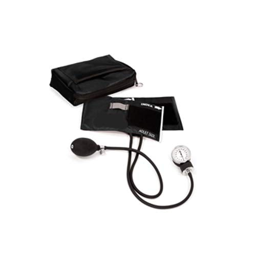 EMI Aneroid Sphygmomanometer Manual Blood Pressure Regular Cuff (Regular Adult - Black)