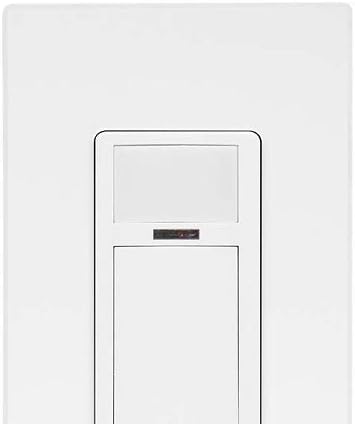 Leviton Smart Sensor, PIR 15A Switching, 120VAC, App Configurable with the Smart Sensor App, Wallbox, White