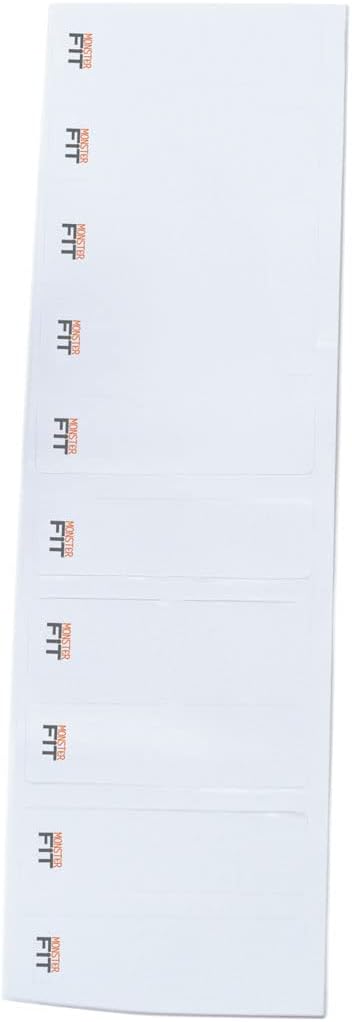 Monster Jr Supplement Pill Dispenser with Labels - Holds Small Medium Medication Vitamins and Easily Dispense from One Container Includes Compartment Labels (Monster Jr - 2 Pack)