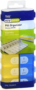 Ezy Dose Weekly AM/PM Pill Organizer 67705, Pack of 3