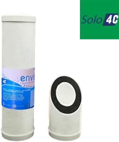 Envig 4C Catalytic Carbon Water Filter Cartridge, Removes Chloramine, Hydrogen Sulfide, 10" x 2.5", Reverse Osmosis System Pre-Filter for Express Water, iSpring, APEC RO systems