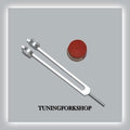 50 Hz Nerve Tuning Fork for Healing with Activator and Pouch