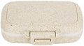 Portable 3 Slots Seal Folding Pill Cases Jewelry Candy Storage Box Vitamin Medicine Pill Box Case Container Wheat stalks