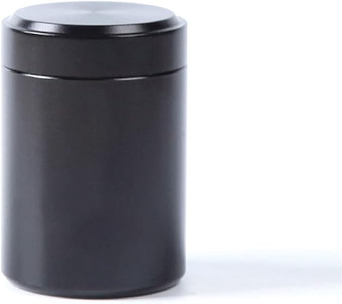 70ML Airtight Aluminum Stash Jar Herb Storage Container Tobacco Stash Box Pill Box,black