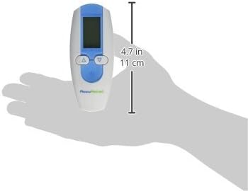 AccuRelief TENS Unit Muscle Stimulater Pain Relief System - Electric Muscle Stimulator with Electrodes for Neck, Back, and Full Body, White and Blue