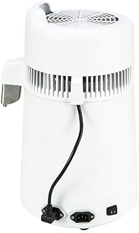900W 110V 6Liter 1.5Gallon Home Countertop Pure Water Distiller Water Purifier with BPA-Free Container and US Plug