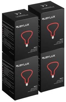 RubyLux NIR-A Near Infrared Bulb Grade A (4 Pack)
