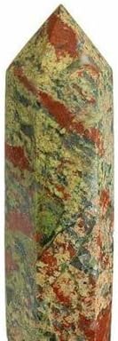 WholesaleGemShop 3 Inch Gemstones Obelisk Tower Jumbo Facet Aura Rock Crystal Natural Polished Earth Wand Spirit