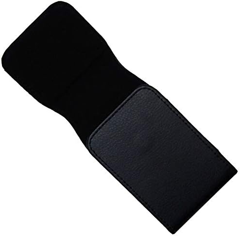 Premium Classic Style Pouch case with Belt Clip for Freestyle Libre 2 /Libre 3(Continuous Glucose Monitor) (Vertical/1/black)