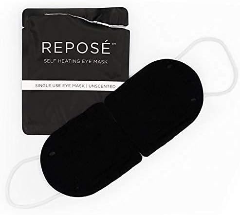 REPOSE Steam Eye Mask - Instant, Self-Heating Sleep Mask - Eye Strain Relief Mask to Help Reduce Eye Puffiness & Soothe Tired Eyes | Unscented, Single Use, Travel Friendly Warm Eye Mask - 10 Count