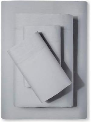 2 Pack Fitted Hospital Bed Sheets with Elastic All Around for a- Double Brushed Ultra Soft Breathable 100% Microfiber, 36" x 84" x 12"