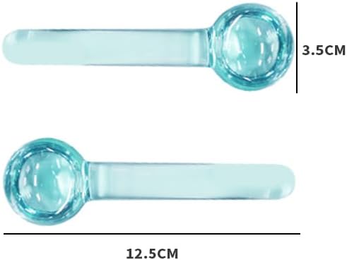 SportEmblema Ice Globes for Face & Eyes,Facials Cold Roller Cooling Globes for Skin Tightening & Anti-Aging Reusable Ice Facial Roller for Reduction of Puffiness & Wrinkles Dark Circles,Headaches-Pink