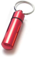Economy Key Ring Pill Box (Red)