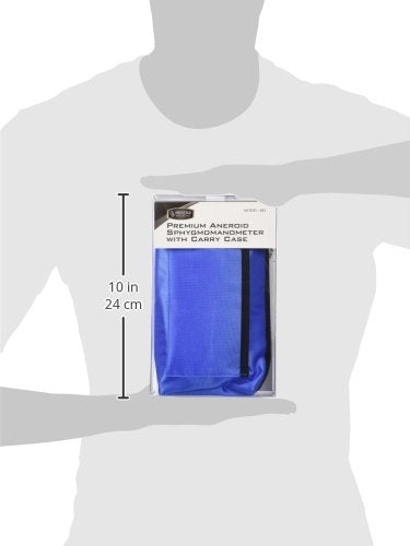Prestige Medical 882-CBL Sphygmomanometer with Color Coordinated Carrying Case, Ciel Blue