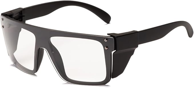 Photochromic Anti Bluelight UV400 Auto-Darkening Clear to Smoke Lens Transitional ANSI Z87.1 Safety SunglassesGlasses