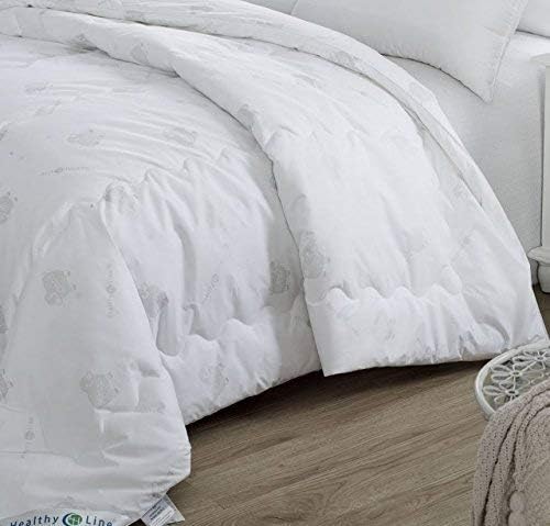 HealthyLine Tourmaline Fiber Filled Comforter - 233 TC Cotton Exterior, Lightweight, Breathable, Biomagnetic and Far Infrared Therapy (Full)