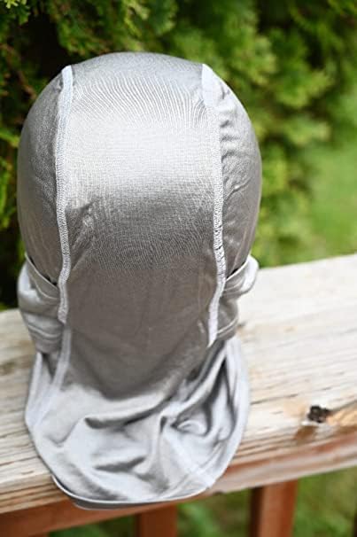 EMF Scarf Balaclava Ski Face Mask Radiation Protection 5G, 4G Silver Copper