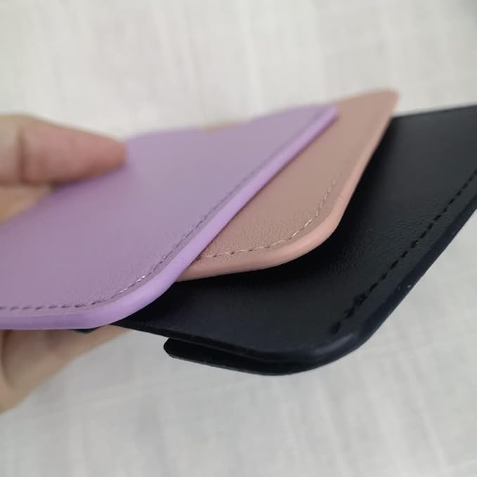Birth Control Pill Case Holder Credit Card Sleeve Slim Wallet Women Gift (Pink)