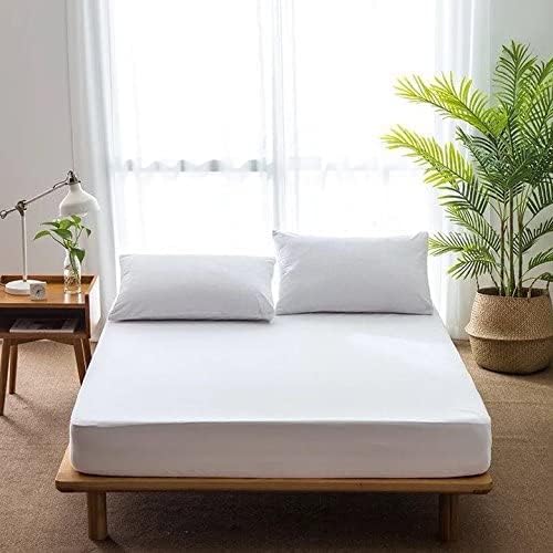 Decorative Fitted Sheet Set Twin Size, Nautical Deep Pockets Fitted Sheet & 2 Pillow Sham Set(No Flat Sheet), Ocean Sunset Dramatic Sky Printed Microfiber Bedding 3pc Set, for Mattress (Deep: 5"-15")